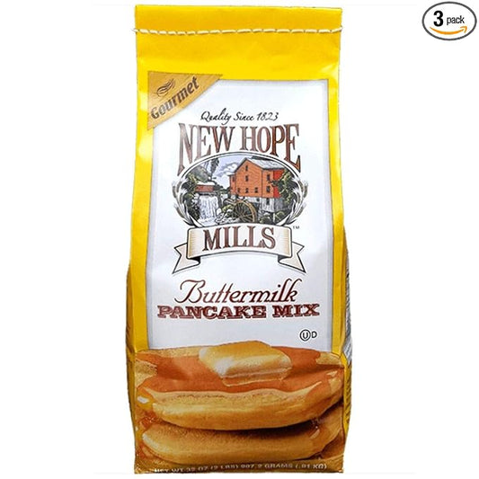 Buttermilk Pancake Mix, New Hope Mills, 2-Pounds (3)