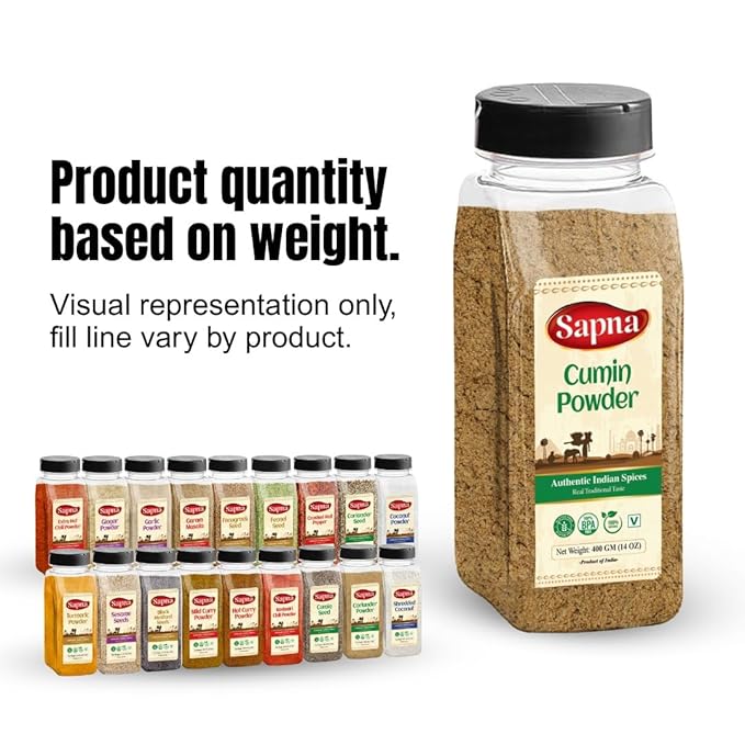 Sapna Chili Powder, 14 OZ, Extra Hot, Premium Authentic Spice, All Natural