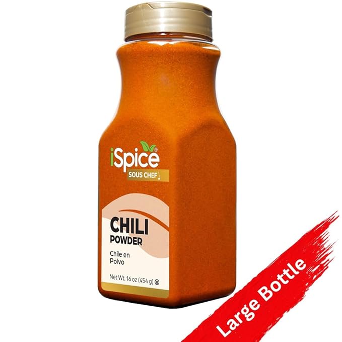 iSpice | Chili Powder | 16 oz | Gourmet Spice | Bulk Size | Kosher