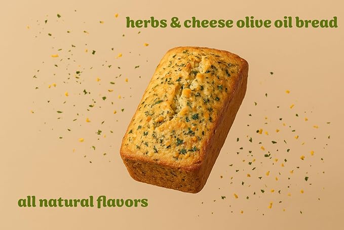 Rabbit Creek Olive Oil Bread Mix Herbs and Cheese ??Bread Baking Mix, Easy To Make, Ready in 1 Hour