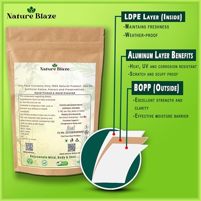 Nature Blaze Ayurveda Paneer Phool | Paneer Doda/DODI | Withania Coagulans Whole 7.0 Oz (200Gm / 0.44lb)