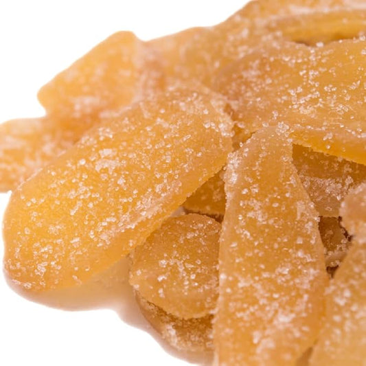 Gerbs Crystalized Dried Ginger 4 lbs. | Unsulfured, No Additives, Resealable Bulk Bag | Bold & Spicy Flavor | Top 14 Allergen-Free
