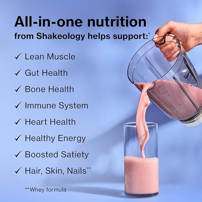 BODi Shakeology Whey-Based Protein Powder ??Gluten-Free Superfood Shake with Vitamins & Minerals ??Helps Support Healthy Weight Loss & Gut Health, Vanilla, 14 Individual Packets