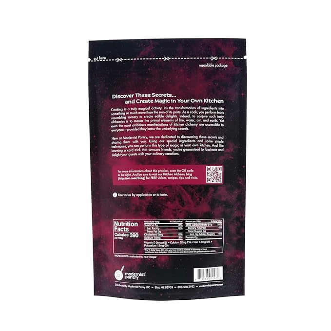 Rice Vinegar Powder Gluten-Free Vegan OU Kosher Certified - 400g/14oz