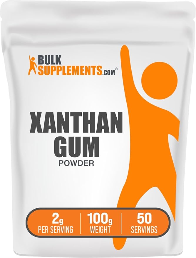 BulkSupplements.com Xanthan Gum Powder - Xanthan Gum Thickener, Xanthan Gum for Baking - Xanthan Gum Gluten Free, Food Grade, 2g per Serving, 100g (3.5 oz) (Pack of 1)