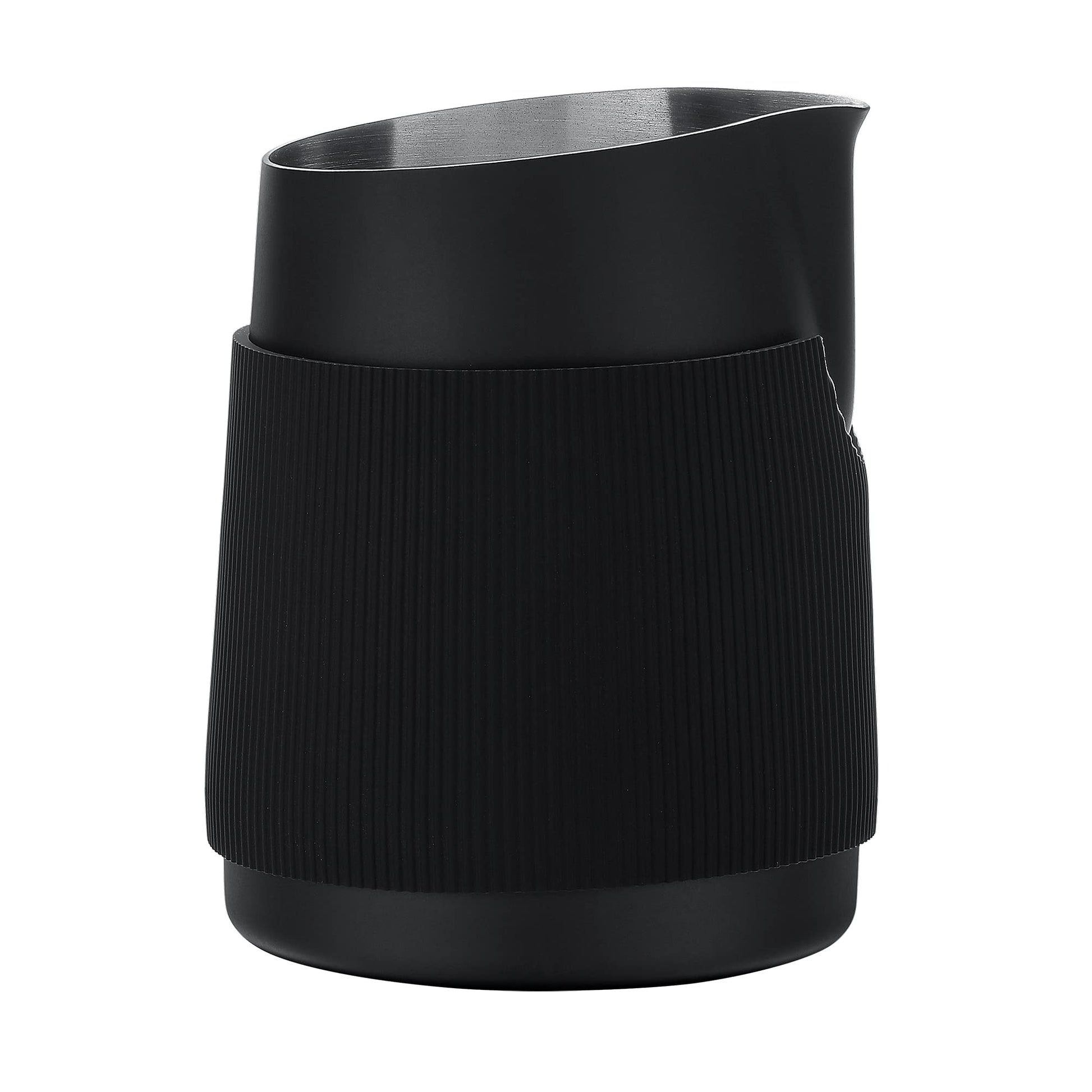 Normcore Handleless Milk Pitcher - Espresso Steaming Pitcher with Round Spout - 18/8 Stainless