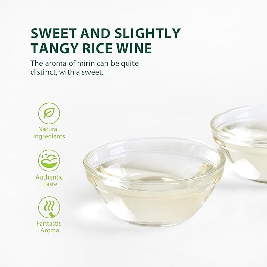 Soeos Mirin, Japanese Cooking Wine, 1.8 L (Pack of 1), Mirin Rice Wine, Authentic Natural Sugar Sweet Rice Cooking Wine for Cooking, Condiments, Seasoning Homemade Sauces, Japanese Seasoning