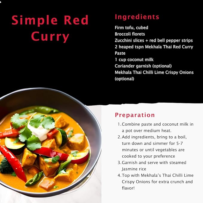 Mekhala Organic Thai Red Curry Paste, 3.53 oz