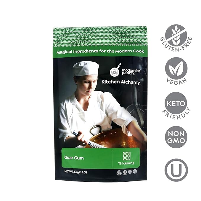 Pure Guar Gum ??Non-GMO Vegan OU Kosher Certified - 400g/14oz