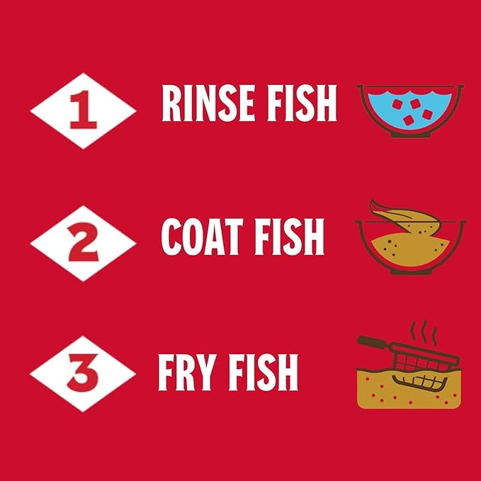 Louisiana Fish Fry - Seasoned Fish Fry Mix 10 Ounce (Pack of 1) Season All Your Fish, Shrimp, or Oysters to Perfection