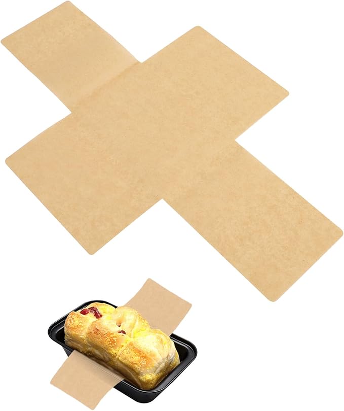 200 Pcs Loaf Pan Liners for Baking Bread 9x5 Parchment Paper, Non-stick Loaf Pan Liners