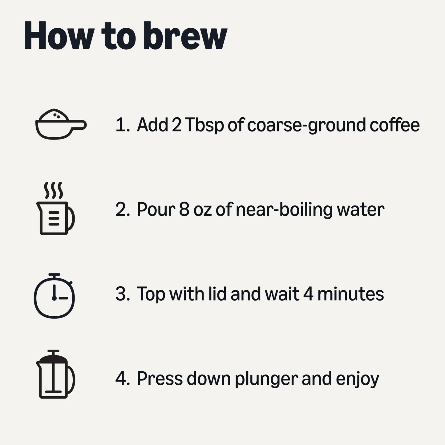 Amazon Basics French Coffee Press, 34 oz., Borosilicate Glass, BPA-Free, Triple Filtration System