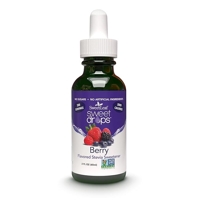 SweetLeaf Sweet Drop Berry Flavored Stevia Sweetener 2oz bottle