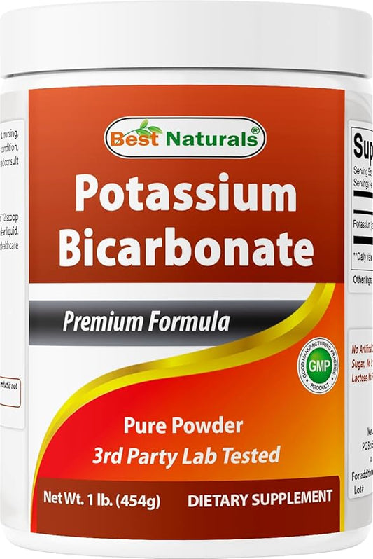 Best Naturals Pure Potassium Bicarbonate 1 LB Powder