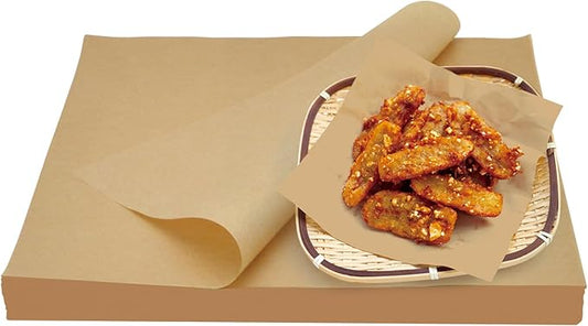 300 PCS Parchment Paper Sheets 12x12 Inch, Unbleached Parchment Paper for Baking, Non-Stick Precut