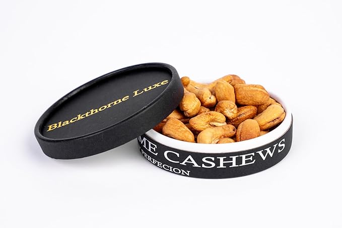 Simply Sublime Cashews, Roasted Lightly Salted ??20 x 1.2oz Single Servings ??Jumbo, Hand Sorted & Flame Roasted with Himalayan Pink Salt ??Gourmet Snack for Bourbon, Tequila, Champagne - 24oz