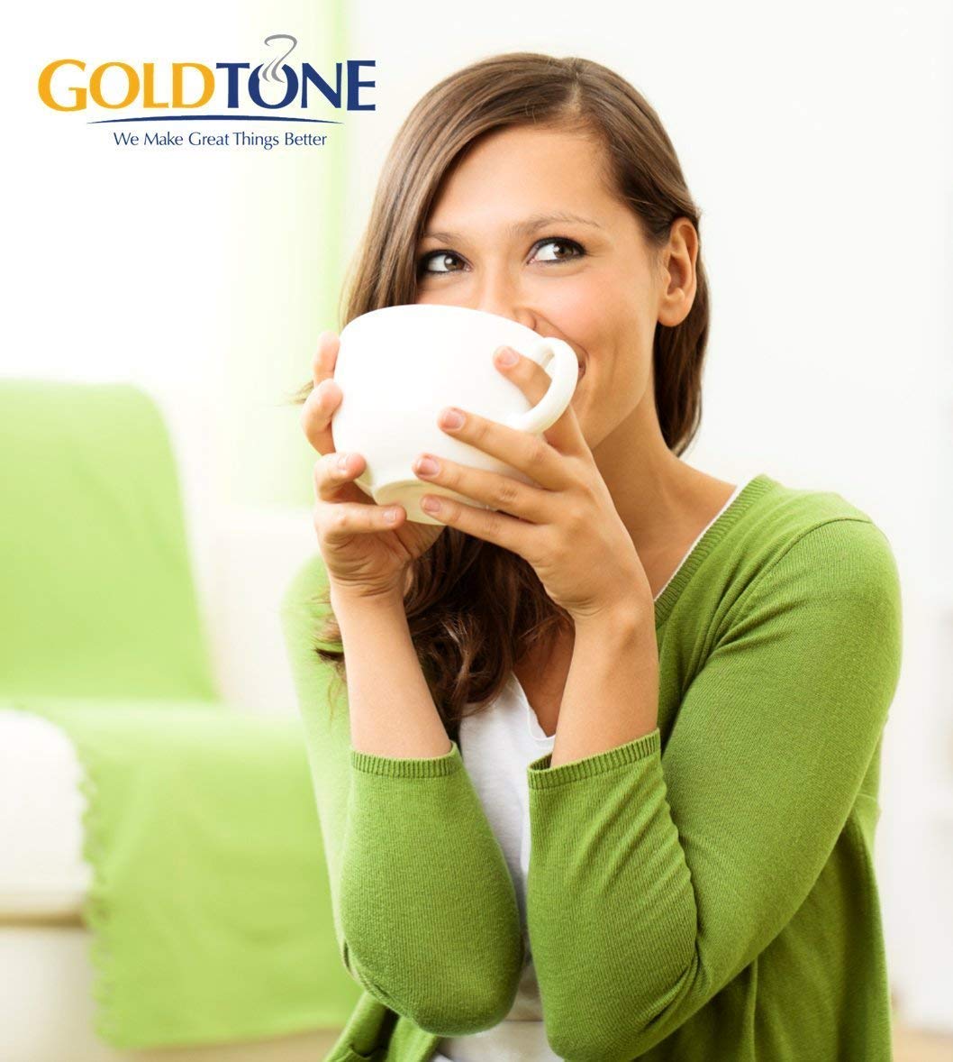 GoldTone Brand (Made in the USA) Reusable No.4 Cone Style Replacement Coffee Filter replaces your