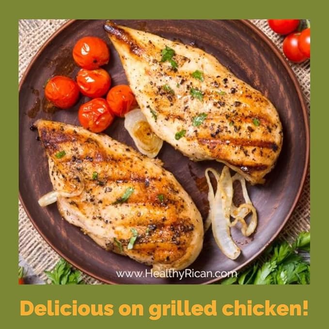 Healthy Rican Sofrito Spice Herb Seasoning Mixes Non GMO No MSG Preservatives Artificial Flavors No Red 40 Gluten Free Diabetes Low Sodium Keto Friendly Whole 30 Approved (Sofrito Large)
