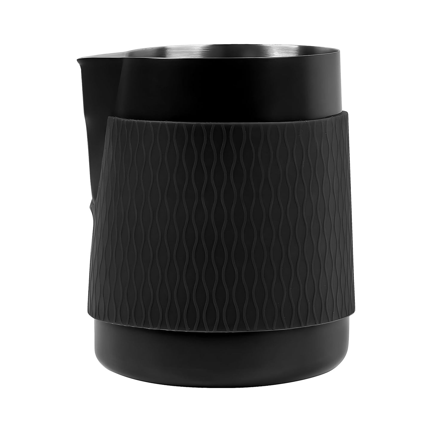 IKAPE Espresso Milk Pitcher, 15.04/450ml Milk Frothing Jug without Handle, Espresso Steaming