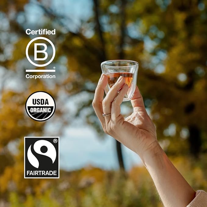 Grace Farms Organic English Breakfast Black Tea, 50 Sachet Pouch | Fairtrade & Kosher |Gives Back 100% of Profits