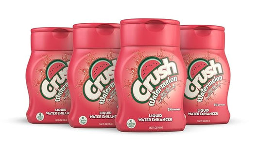 CRUSH Crush, Watermelon, Liquid Water Enhancer ??New, Better Taste (4 Bottles, Makes 96 Flavored Water Drinks) 1.62 Fl Oz (Pack of 1)