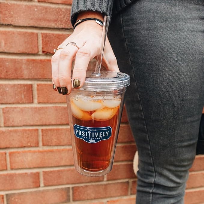 Organic Positively Tea Company, Organic Black Tea Bags, 100 Count, Eco-Friendly Tea Bags, Non-GMO