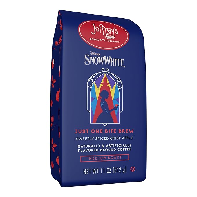 Joffrey???Coffee - Disney Snow White Just One Bite Brew, Disney Specialty Coffee Collection, Arabica Ground Coffee, Medium Roast (Ground, 11oz)