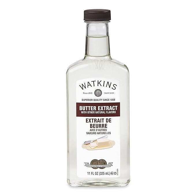 Watkins Butter Extract with Other Natural Flavors, 11 oz. Bottle, 1 Count (Packaging May Vary)