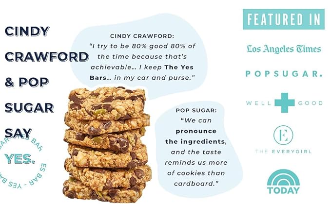 The YES Bar ??Peanut Butter Dark Chocolate ??Plant Based Protein, Decadent Snack Bar ??Vegan, Paleo, Gluten Free, Dairy Free, Low Sugar, Healthy Snack, Breakfast, Low Carb, Keto Friendly (24 Count)