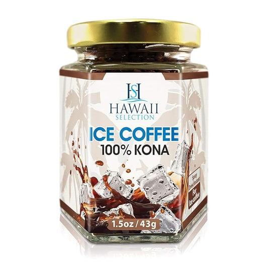 Hawaii Selection/ Ice Coffee 100% Kona/ Spray Dried Instant/ 1.5 oz (43g)