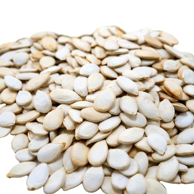 Gerbs Roasted Unsalted Jumbo Whole Pumpkin Seeds 2 lbs. | Small Batch, In-Shell, 13-14 mm Size, Resealable Bag | Naturally Crunchy & Mild | Top 14 Allergen-Free