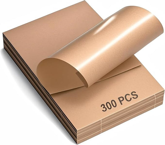 300PCS Parchment Paper Baking Sheets, 9x13 Inch,Non-Stick Precut Baking Parchment,Heavy Duty Unbleached Parchment Paper for Air Fryer, Oven, Bakeware, Steaming, Cooking Bread, Cupcake, Cookies