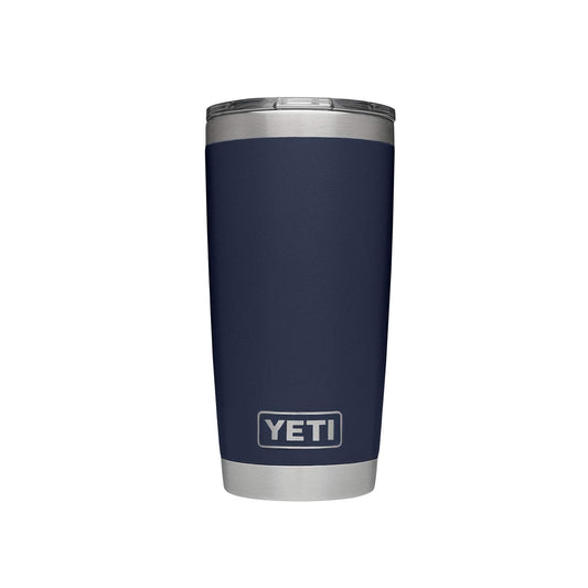 YETI Rambler 20 oz Tumbler, Stainless Steel, Vacuum Insulated with MagSlider Lid, Navy