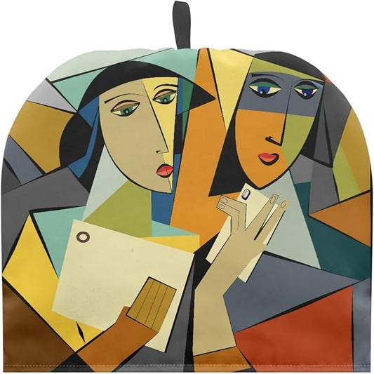 Guernica Print Tea Cosy for Teapots Dust Cover Insulated Kettle Cover Breakfast Warmer for Home Kitchen Decorative Accessories