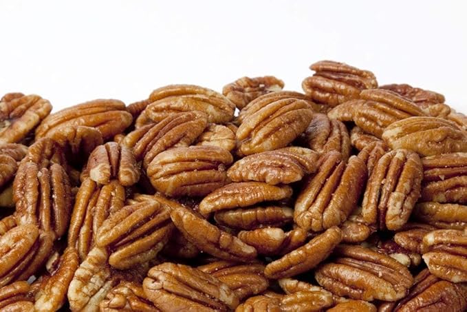 Whole, Shelled & Dry Roasted Georgia Pecans Unsalted (3 Lbs.) - Vegan & Keto Friendly - Oven Roasted in Small Batches for Added Freshness - Farm Fresh Nuts Brand