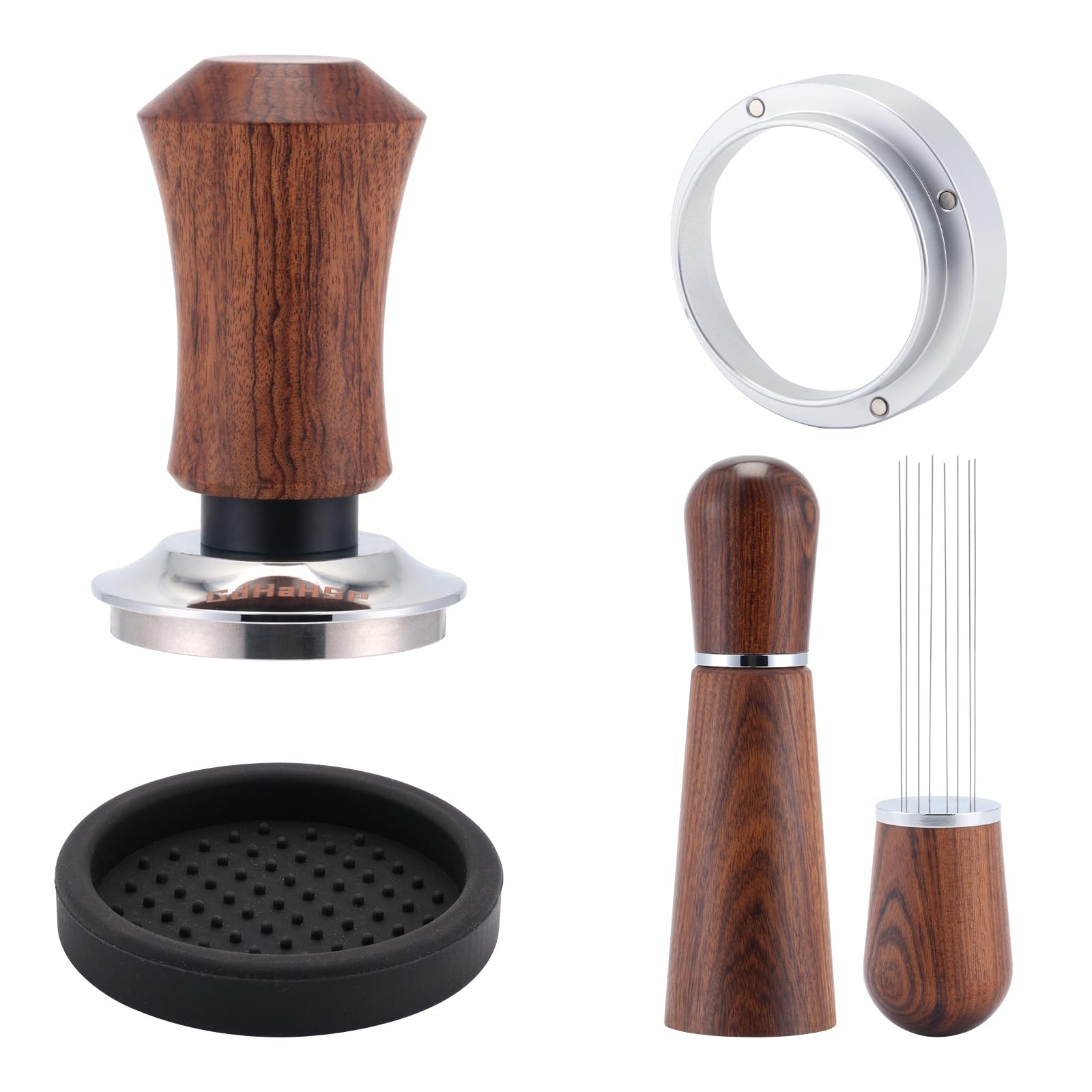 GdHaHSP 51mm Espresso Accessories Kit with Tamper, WDT Tool and Funnel
