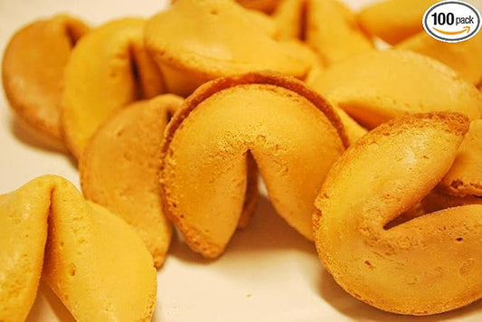 Shop&Save Individually Fresh crispy Wrapped Fortune Cookies Perfect for Snacks, Lunch, Picnic, Birthdays, Graduation, Parties (Citrus, 100)