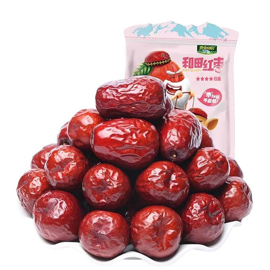 1.1lb Red Dates, Jujube Fruit, Dry Dates, Jujube Fruit竊똃ates Each 3-4.5cm In Size