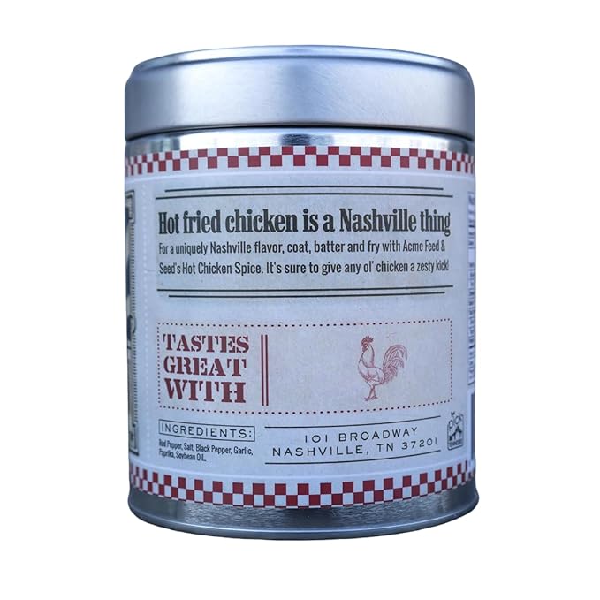 Acme Feed & Seed Nashville Hot Chicken Spice Rub/Seasoning, 12oz