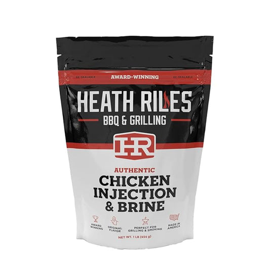 Chicken Injection & Brine, Heath Riles Meat Injector, Award Winning Chicken Injector & Brines, Made in the USA