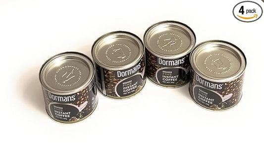 Ground Instant Coffee, Fine Supreme 4 Tins, Each 50g, Full Rich Aroma