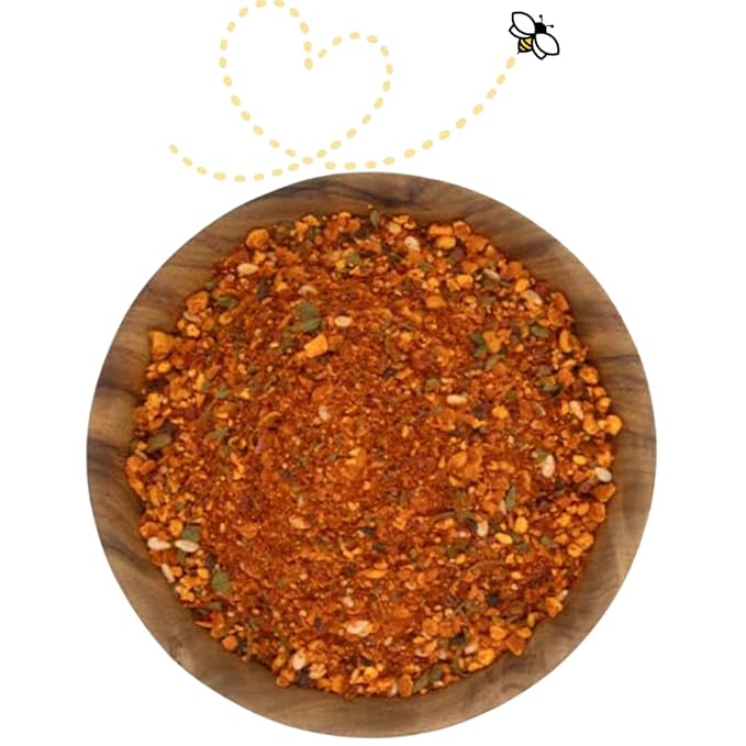 Raw Essentials Shichimi Togarashi Japanese Spice Blend with Spicy, Citrusy, and Peppery Notes - for Ramen, Sushi, Pork Dishes, Soups and Marinades - Non-GMO, Gluten Free, Paleo and Vegan - 8 oz Bottle
