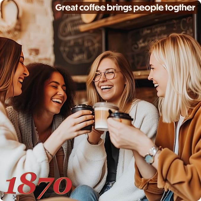 1870 by Caffe Barbera: Mago Whole Bean Roasted Coffee, Aromatic Intense & Fruity 7 Bean Blend by one of the worlds oldest coffee roasters, 150+ years of Roasting over 6 generations, 1.1lb / 0.5kg