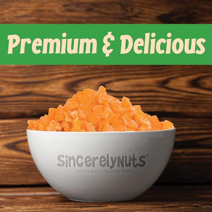Sincerely Nuts Diced Mangos (3 LBS)-Nutritious and Satisfying Tropical Fruit-Healthy Alternative for Sweet Tooth- Gluten-Free Food, Vegan, and Kosher Snack-The Perfect Snack for the Whole Family