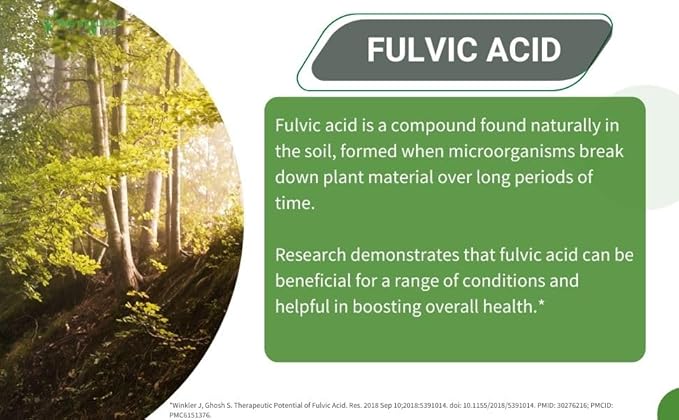 Fulvic Acid + 72 Trace Minerals | Fulvic Humic Acid | Digestion | Hydration | Keto, Dietary Supplement Drop| Energy | pH Balance | 2-Month Supply | The Healthy Life 4 ME