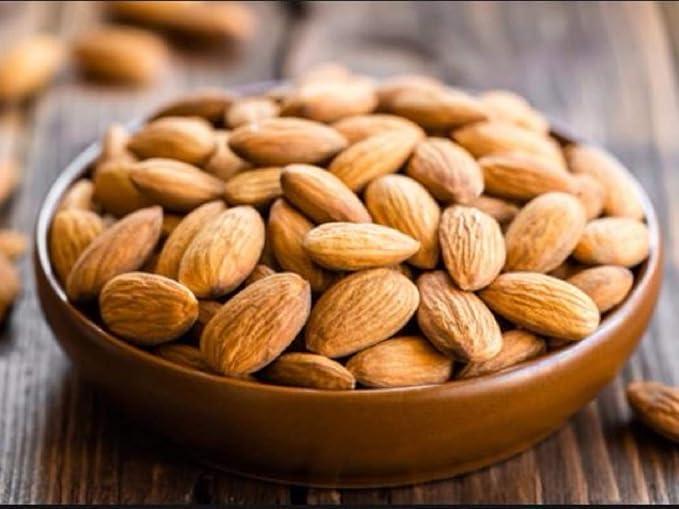 Dry Roasted Unsalted Nonpareil Supreme California Almonds (2 Lbs.) - Vegan & Keto Friendly - Oven Roasted in Small Batches for Added Freshness - Farm Fresh Nuts Brand