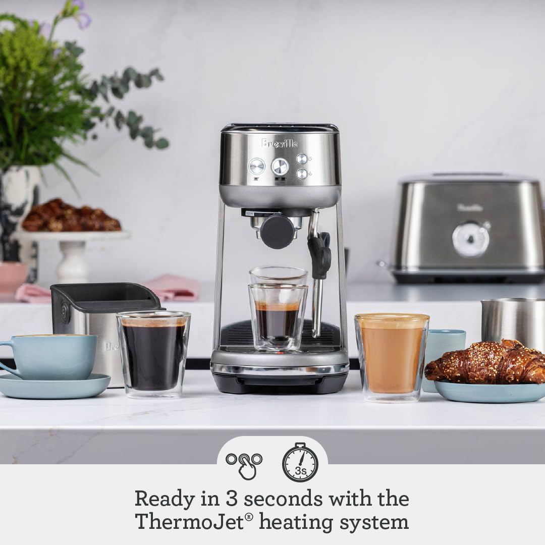 Breville BES450BSS Bambino Espresso Machine, Brushed Stainless Steel