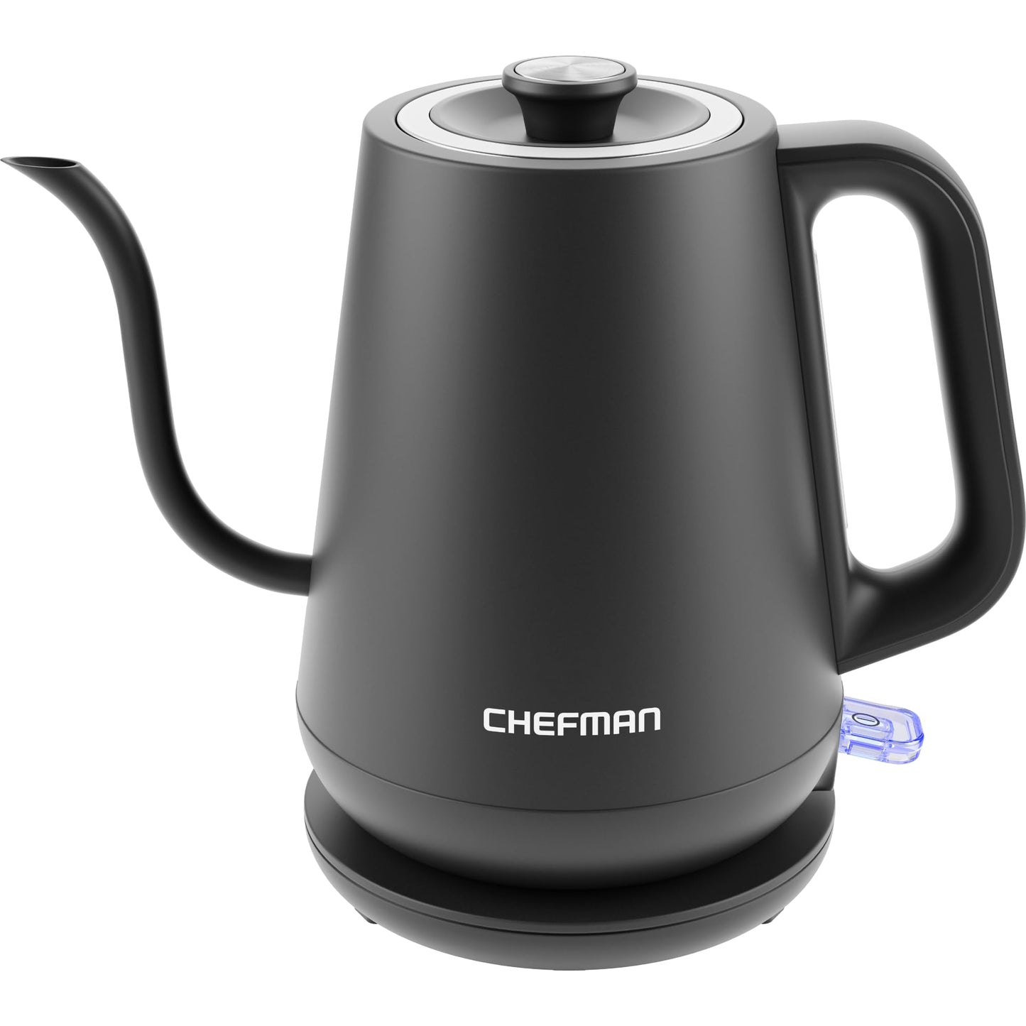 Chefman Gooseneck Electric Kettle, 0.8L Pour Over Tea Kettle for Coffee and Tea, One-Touch