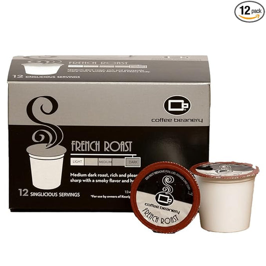 French Roast Single Serve Coffee Pods | 12ct | 100% Specialty Arabica Coffee