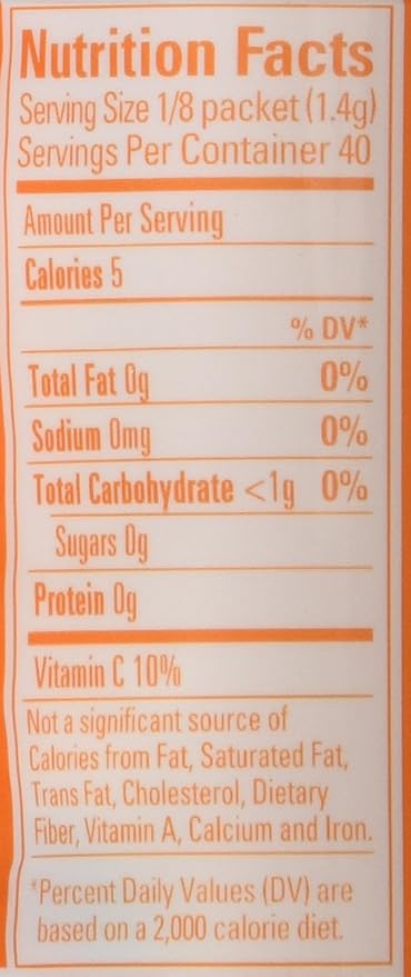 Crystal Light Natural Green Tea Peach Mango Drink Mix (30 Pitcher Packets, 6 Canisters of 5)